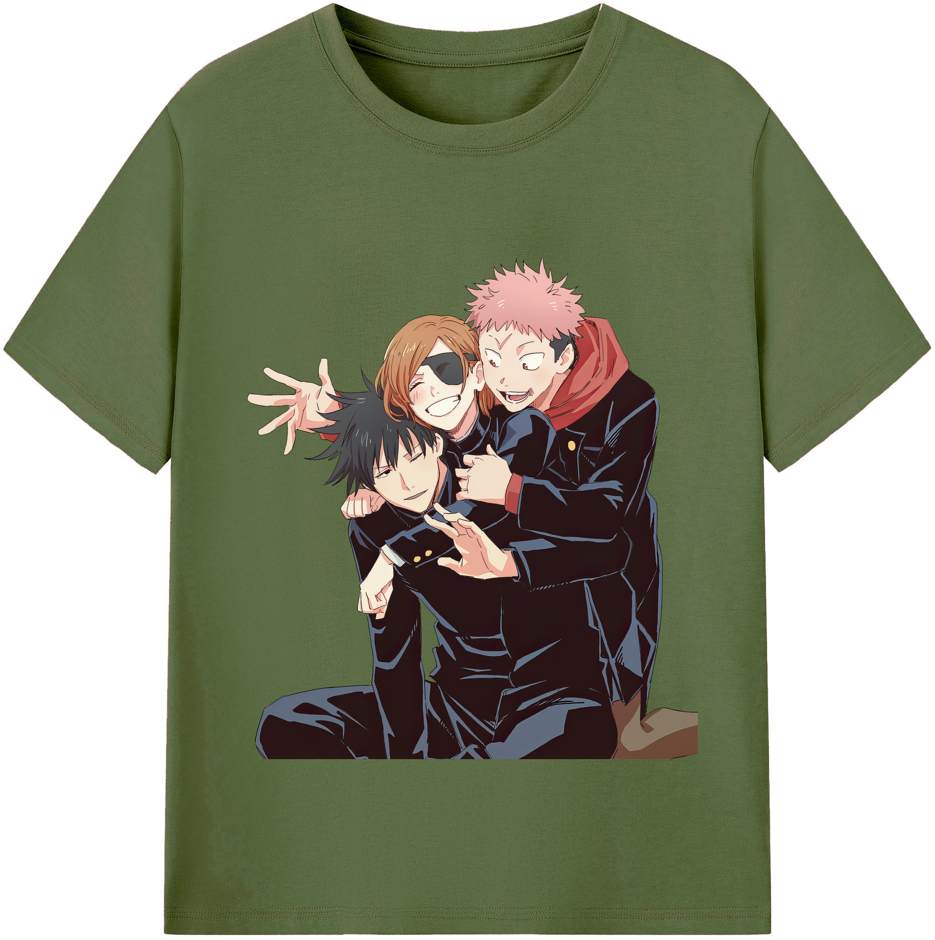 （画像用） 呪術廻戦 Jujutsu Kaisen 綿100％半袖Tシャツ（フロントプリント）